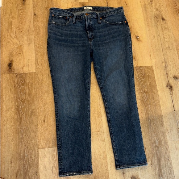 Madewell Tomboy Straight Jeans Plus Size 33 or 16 Stretch Sold Out - Picture 5 of 12